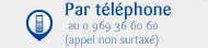 Par t&eacute;l&eacute;phone au 0 969 36 60 60 (appel non surtax&eacute;)