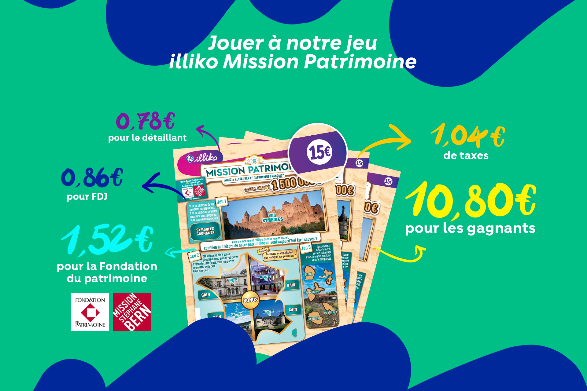 Découvrez l'offre de grattage illiko Patrimoine sur FDJ.fr
