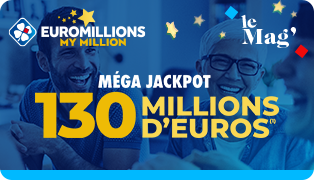 Méga Jackpot EuroMillions – My Million : 130 M€