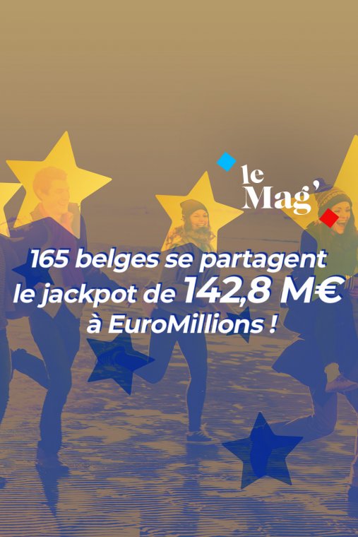 EuroMillions : 143 M d’€ remportés par 165 belges