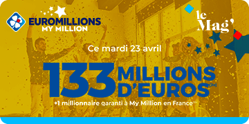 My Million, 133 millions d’euros à gagner ce mardi 23 avril 2024