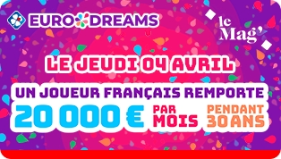 Jackpot ! Un nouveau gagnant EuroDreams en France 
