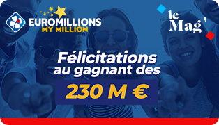 EuroMillions® : 230M€ remportés au Royaume-Uni