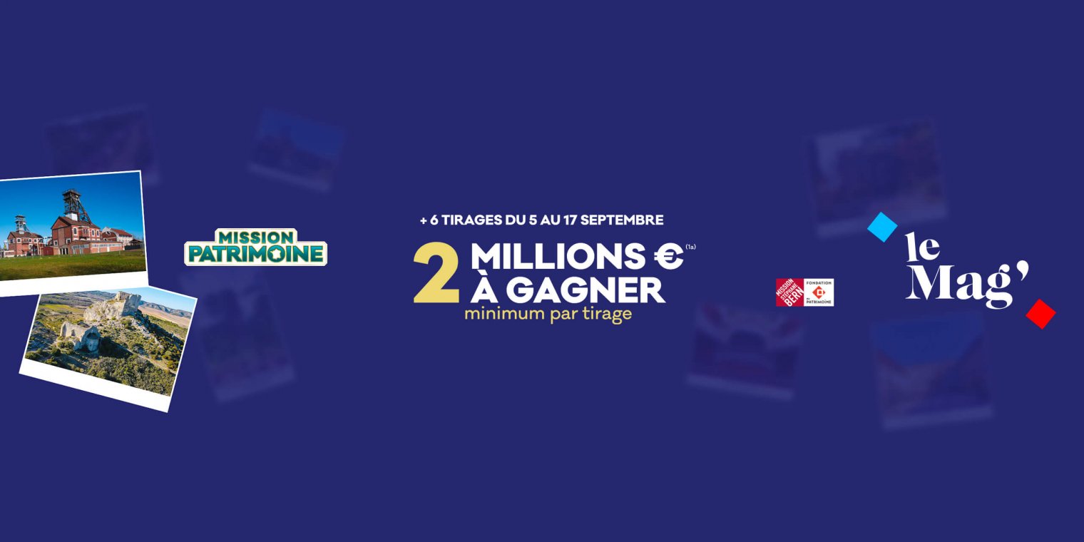 Résultats Du Loto Du Patrimoine Mission Patrimoine® : 6 tirages pour l'édition 2022 | FDJ®