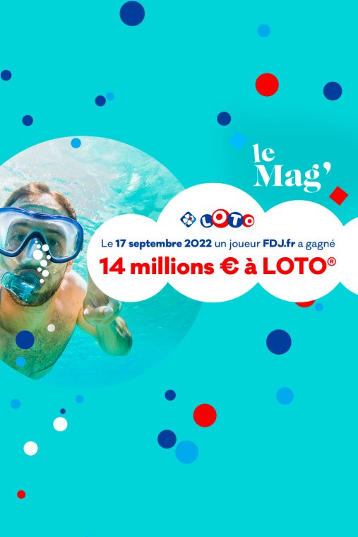 LOTO® : 4 Gagnants du jackpot LOTO de 14 millions d’euros du 17 septembre 2022