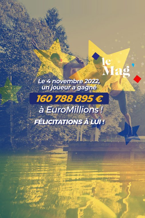 EuroMillions : 160M€ remportés dans les Hauts de France le 04 novembre 2022