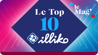 Top 10 des jeux Illiko® les plus joués en ligne en 2022