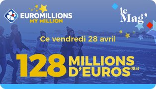 Jackpot EuroMillions : 128M d’€ à gagner le vendredi 28 avril 2023 ! | FDJ®