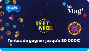  Lancez  la roue de la chance avec Night Wheel, le nouveau jeu Illiko® Exclu Web