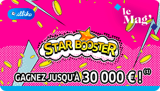 Testez Star Booster, le tout nouveau jeu Illiko® Exclu Web !