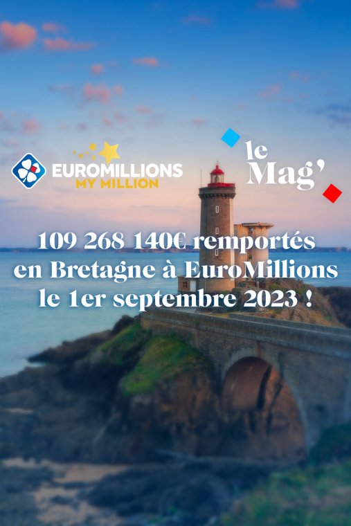 Euromillions – My Million : un joueur français remporte 109M€ !