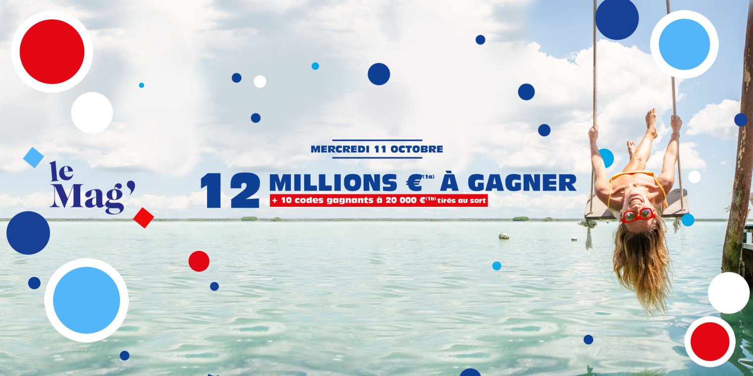 Loto Du Mercredi 12 Octobre 2023 LOTO® : rendez-vous le mercredi 11 octobre pour tenter de gagner le jackpot de 12 millions d'euros | FDJ®