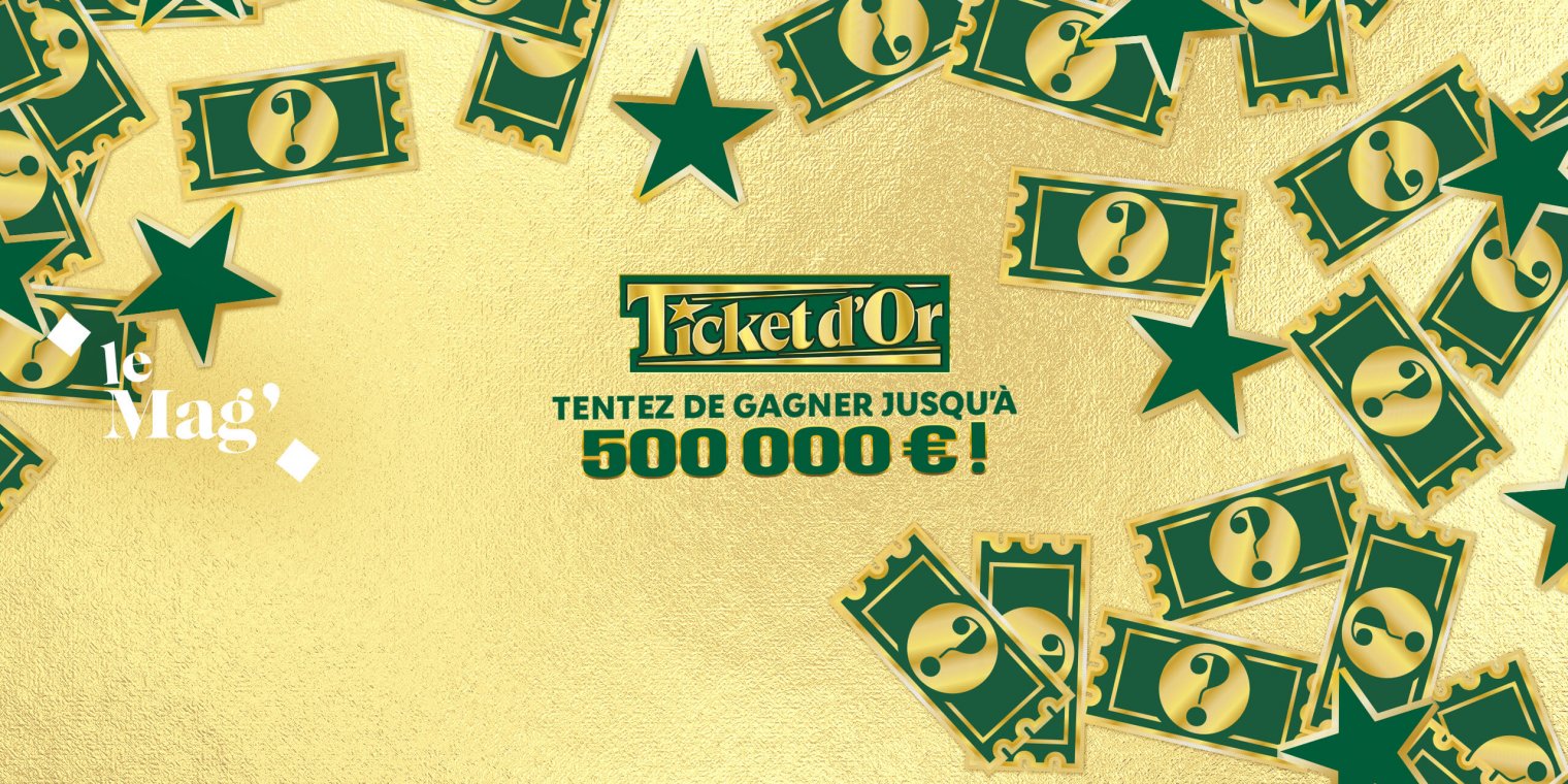 Illiko® Ticket d'Or, le nouveau jeu de grattage jusqu'à 500 000€ !