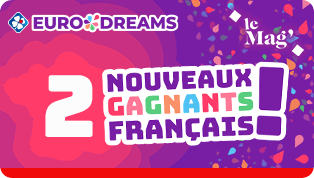EuroDreams : 2 gagnants français au tirage du lundi 08 janvier 2024 !