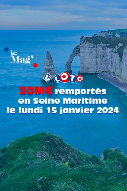 LOTO® : Jackpot de 20M€ remporté en Seine-Maritime 