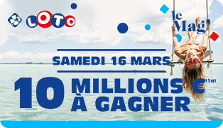 Jackpot LOTO® de 10M€ à gagner le 16 mars 